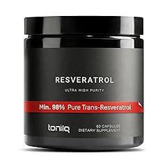Toniiq Ultra High Purity Resveratrol Supplement