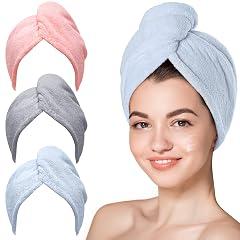 Hicober Microfiber Hair Towel Set