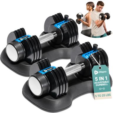 adjustable dumbbell set