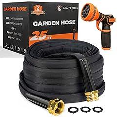 Giraffe Tools Garden Hose with Nozzle 25FT