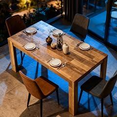 STHOUYN 71" Farmhouse Dining Table