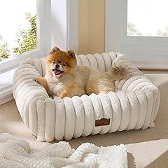 Bedsure Orthopedic Washable Dog Bed Cream