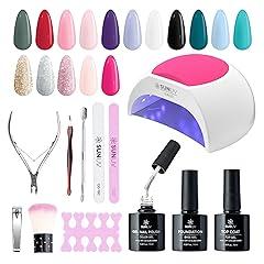 SUNUV Gel Nail Polish Kit with UV Light