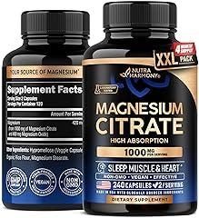 Magnesium Citrate High Absorption Supplement