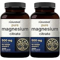 NatureBell Magnesium Citrate 500mg, 480 Count