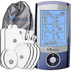 MEDVICE 2nd Gen Rechargeable Tens Unit Muscle Stimulator