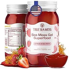 TrueSeaMoss Irish Sea Moss Gel Strawberry