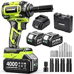 Robustrue Cordless Impact Wrench 406Ft-lbs Brushless