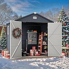 YITAHOME Outdoor Storage Shed 8x6.2FT