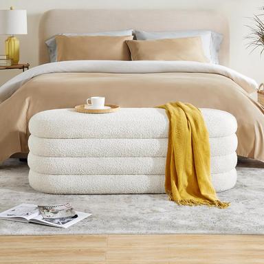 end of bed bench with storage
