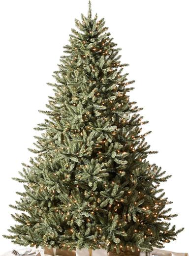 9ft pre-lit christmas tree