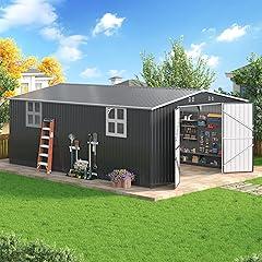 AirWire Outdoor Metal Storage Shed