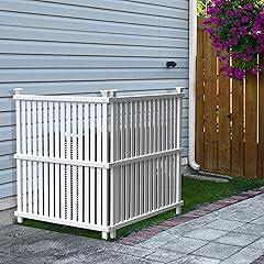 Enclo Wilmington White Vinyl Privacy Screen ZP19008