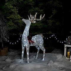 Alpine Mesh Holiday Reindeer Decoration