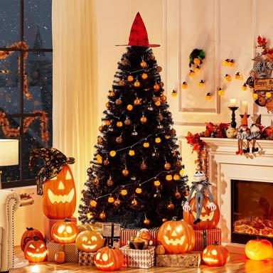 black christmas tree