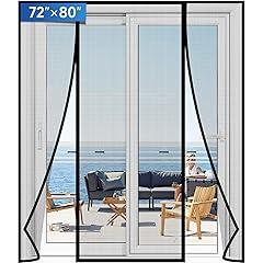 Longeas Magnetic Screen Door Upgraded PET Mesh