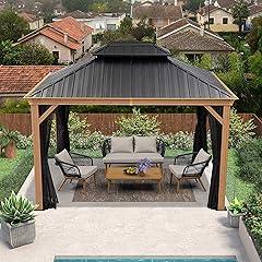 Purple Leaf Outdoor Hardtop Gazebo 10x12